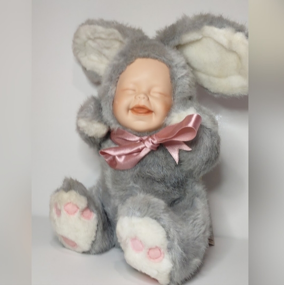 Vintage Geppedo Cuddle Kids "Bailey Bunny" Stuffed Animal Collectible - Picture 3 of 11